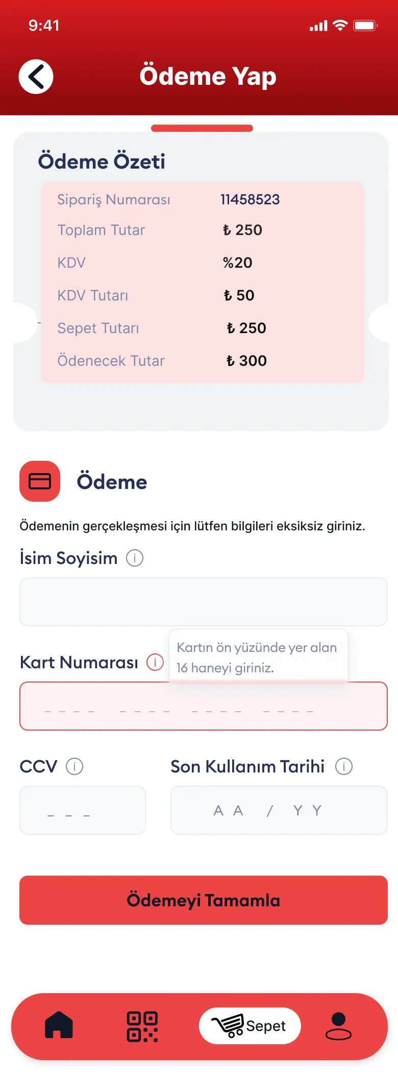 GymExxtra uygulama ekran görüntüsü - Ödeme yap ekranı